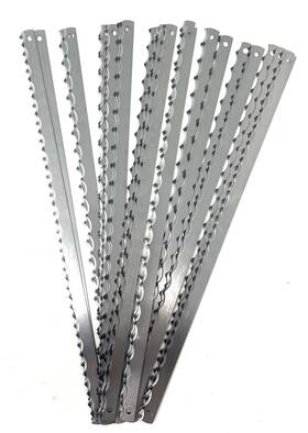 Cutlery Mania 715450029678 Doyson Bread Slicing Machine Replacement Blades 23 Pc. Set Scallop Edge Blad