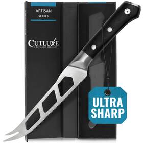 Cutluxe 855532008686 Cheese Knife 5 Inch Slicer For Soft And Hard 