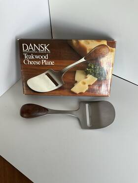 01638 Dansk Vintage Designs Denmark Torun Japan Cheese Slicer Wood Teak Handle