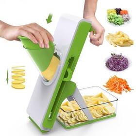 Dayih 731223839596 Mandoline Slicer Safe Multifunctional Dicer Adjustable Commercial Mach