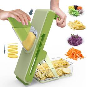 Dayih 731223839664 Mandoline Slicer Safe Multifunctional Dicer Adjustable Commercial Mach
