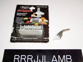 Dvs-500 Dazey Stripper Peeler 5 Blade Replacement Pack With Holder
