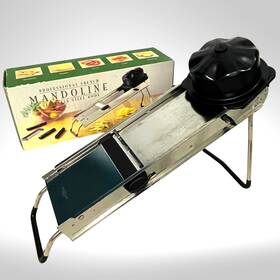 11240271731229 De Buyer Vtg 2001 Williams Sonoma French Mandoline Slicer Complete Set Without G Box