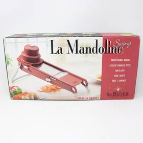13531513 De Buyer Swing La Mandoline New Open Box Red Slicer Manual Williams Sonoma