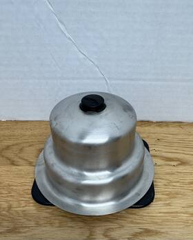 2012.56 De Buyer Revolution Slider And Pusher - Stainless Steel Replacement Part Euc