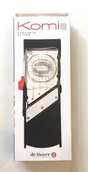 500-66 De Buyer Komi Handheld Slicer 2 Blades Julienne Or Slice Mandeline Nib Nwt