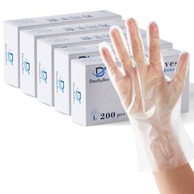 Cpe01m Dealbybox Non-stick Sushi Gloves 1000 Pack Food Grade Making S/m/l Profess