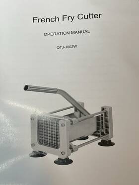 Qtj-j002w Defall French Fry Vegetable Cutter
