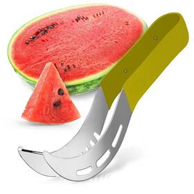 Gfs132q Dimrom Watermelon Cutter Slicer Stainless Steel Tool Dishwasher Safe Rust-resistant