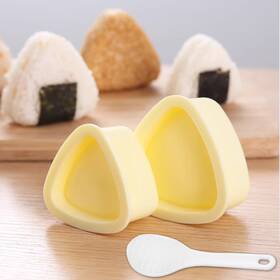 Dimvka 770651204347 Onigiri Mold 2 Pack Rice Ball Triangle Sushi Maker Press Large And