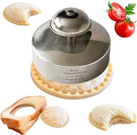 Direct 726084593503 Sandwich Cutters And Sealer Uncrustables Maker Stainless Steel 3.5inch