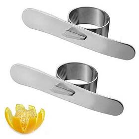 Dnhcll 713482692259 Pack Of 2 Orange Peeler Citrus Peelers Stainless Steel Affordable Oran