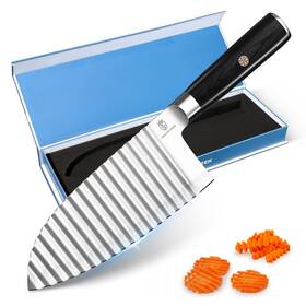 Knife02-potato Dragon Creek Crinkle Cutter Knife - Wavy Chopper Potatoes Fry For Vegetable