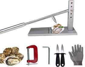 Dsyisvia 768443655521 Oyster Shucker Tool Set Clam Opener Shucking Machine Op