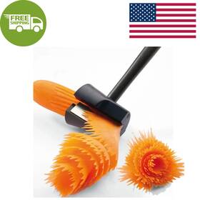 19071703 Dutrieux Creative Fruit Vegetable Rotating Cutter Flower Shape Peeling Tool