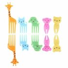 E6i165915fgf3j3753 Unbranded Food Picks Fruit Forks Animal Pattern Lunch 3791622429221