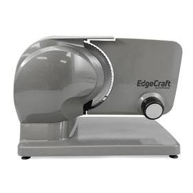Sle615ss13 Edgecraft E615 Electric Meat Slicer Features Adjustable Thickness Control &