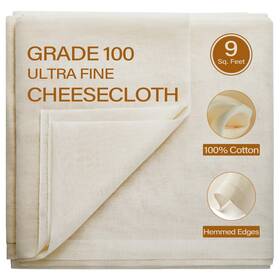 Usse-9 Efond Cheesecloth 9 Square Feet Grade 100 Cheese Cloths For Straining Reusable Wa
