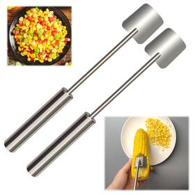 Egz 037936865359 Corn Cob Peeler Easy Clean Stainless Steel Splitter Tool Suit