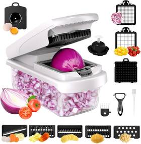 Yhf-001a Ehyphen Effortless Meal Prep All In One Vegetable Chopper With Container Onion Dicer Man