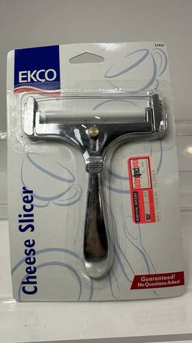 21416 Ekco Ecko Cheese Slicer Vintage 1999 New Old Stock Stainless Steel Adjustable Wire