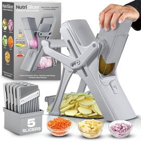 Emson 080313060991 Safe Mandoline Slicer Kitchen All In 1 For Veg. With 5 Blades &storage Con