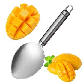 17198158805737 Emvanv Mango Slicer Stainless Steel Cutter Tool Fruit Silver