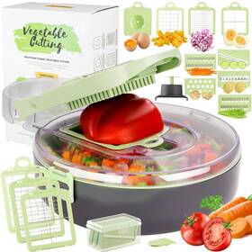 Qcq-002 Enleber Vegetable Chopper Slicer Pro Mandoline Veggie Multi All In 1 Food Choo
