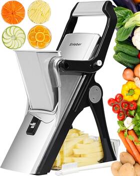 Qql003 Enleber Upgrade Mandoline Slicer Safe Vegetable Chopper-julienne Dicer For Kitchen P