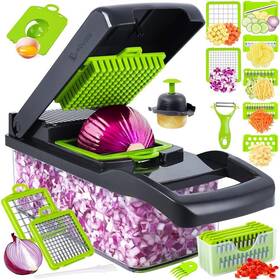 Equalle 093674425699 Veggie Slicer - Multi-functional Vegetable Chopper Grater Dicer And