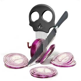 Erehere 795847489162 Stainless Steel Onion Cutter And Egg Slicer Multi-function Vegetable Herb
