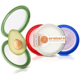 B-002 Erehere Ere/b-002 4-piece Airtight Food Storage Containers Set Avocado Saver Onion Keeper
