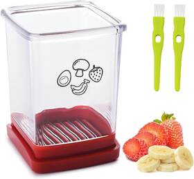 Erhiry 788362275310 Cup Slicer Fruit Stainless Steel Strawberry Egg Slicers Banana