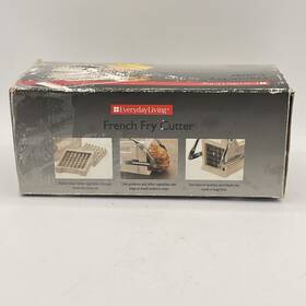 Everyday 078915227164 Living French Fry Cutter 2 Sizes Stainless Steel Blades
