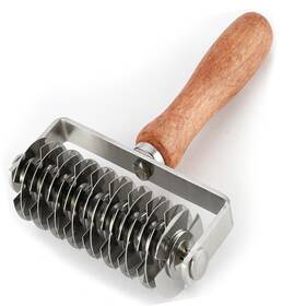 Evnsix 619185665005 Dough Lattice Cutter Pastry Tool - Stainless Steel Roller For Pie Pizza Bread