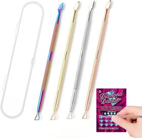 20250259 Exexiuo 1qqw 4pcs Lottery Ticket Scratcher Tool Ultimate Metal Lotto Scratch Off T