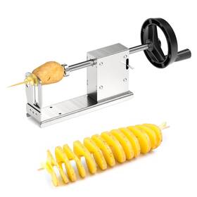 Eyes.sys 765169349864 3 Blade Tornado Potato Spiralizer And Cutter Manual Stainless Steel Curly Fry