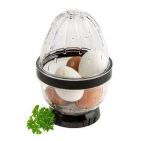 Ez Eggs 040282253909 Hard Boiled Egg Peeler 3 Capacity Handheld Specialty Kitchen Tool Peel