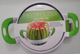 Fabulous Home 785024724032 Watermelon Cutting Stainless Steel Fruit Cutter Slicer Large