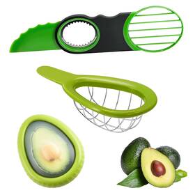 Faleshos 655905960524 3 Piece Avocado Slicer Set Includes Cutter And
