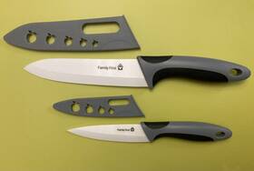Ck110920220310 Family First Gourmet Quality Ceramic Knife Set With Thicker Stronger Blade Factory Direct