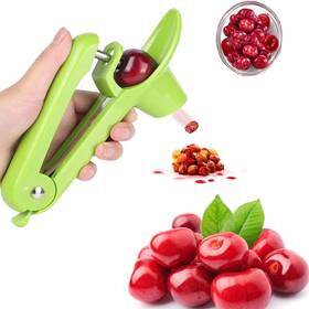 Fanlory 666791044915 Cherry Pitter Tool - Heavy-duty Stainless Steel Pitting Portable Cherri