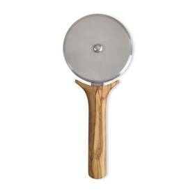Fantes 781723420374 Italian Olivewood Pizza Wheel Stainless Steel And
