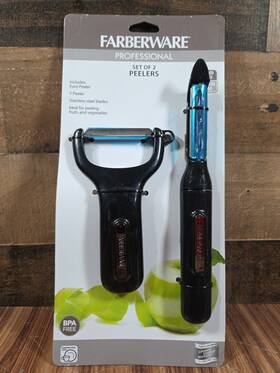 Farberware 024131390250 Professional Peelers Set Of 2 Euro And Y Bpa Free