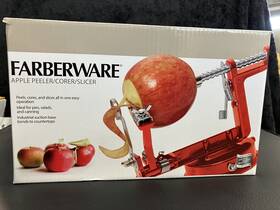 5162120 Farberware Apple Peeler/corer/slicer Red Kitchen Tool