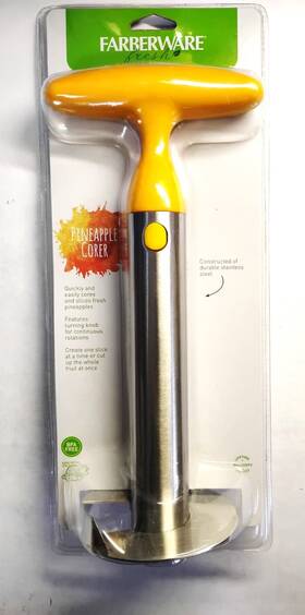 5246333 Farberware Stainless Steel Pineapple Corer And Slicer Easy Fruit Core Removal Tool