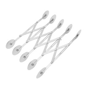 Fdit Fditxg2qcgi7p4 5 Wheel Pastry Cutter Stainless Steel Retractable Roller Expand
