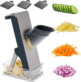Feico 810187113321 Safe Mandoline Slicer For Kitchen Multifunctional Vegetable Cutter Mandol