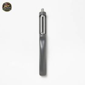 Figmint 196761802899 Soft Grip Swivel Peeler - Dark Gray Non-slip Handle