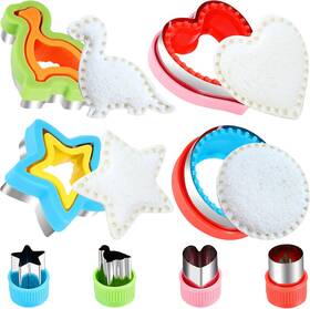 Firetreesilverflower 313038954994 Sandwich Cutter And Sealer Bread Decruster Maker Fruit Vegetable Cookie Cutt